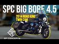 2014 road king  spc big bore 45  exhaust  twin cam bagger  unboxing and install