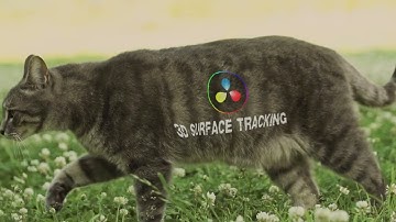 DaVinci Resolve 18 3D Surface Tracking Test