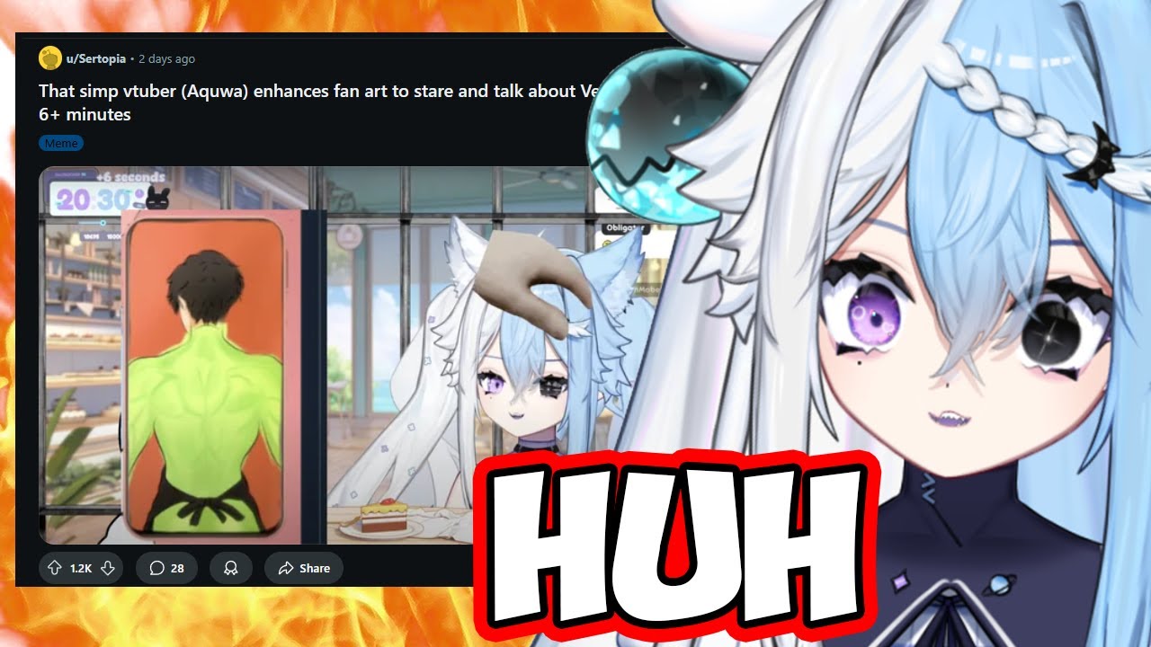 Aquwa Got Exposed On Neuro Sama Subreddit