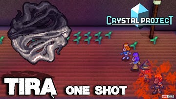 The Easiest Way To One Shot The Summon Boss TIRA In Crystal Project!