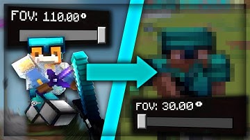 Hive Skywars but I lower my FOV at every kills...