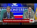 Prosekusyon nagsasagawa ng briefing | NewsWatch Live