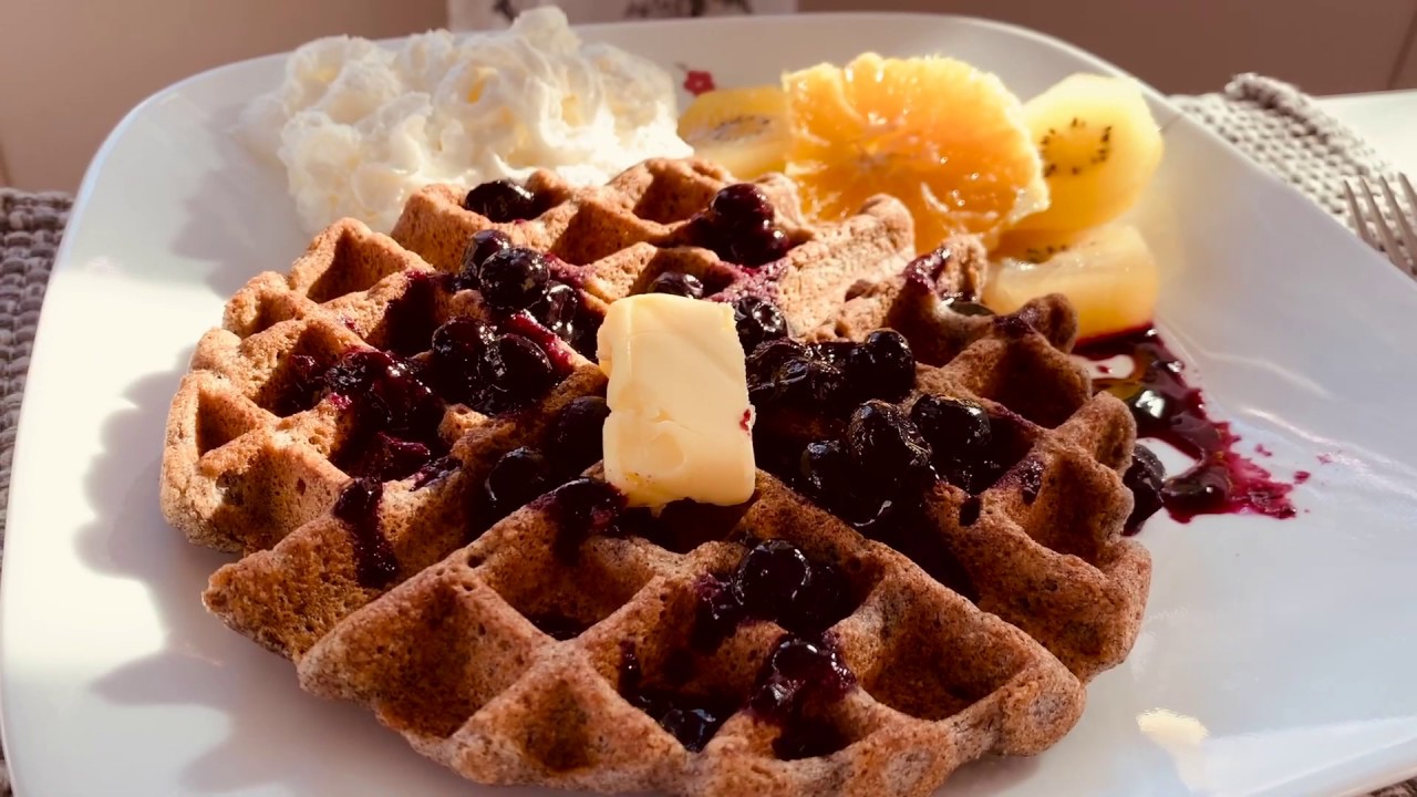 Healthy Belgian Waffles Recipe YouTube
