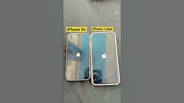 iPhone xs & 7 plus speed test 😍 #editingtutorial #shortsvideo #ytshorts #viral