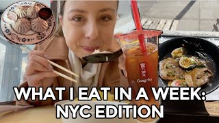 WHAT I EAT IN A WEEK | NYC EDITION