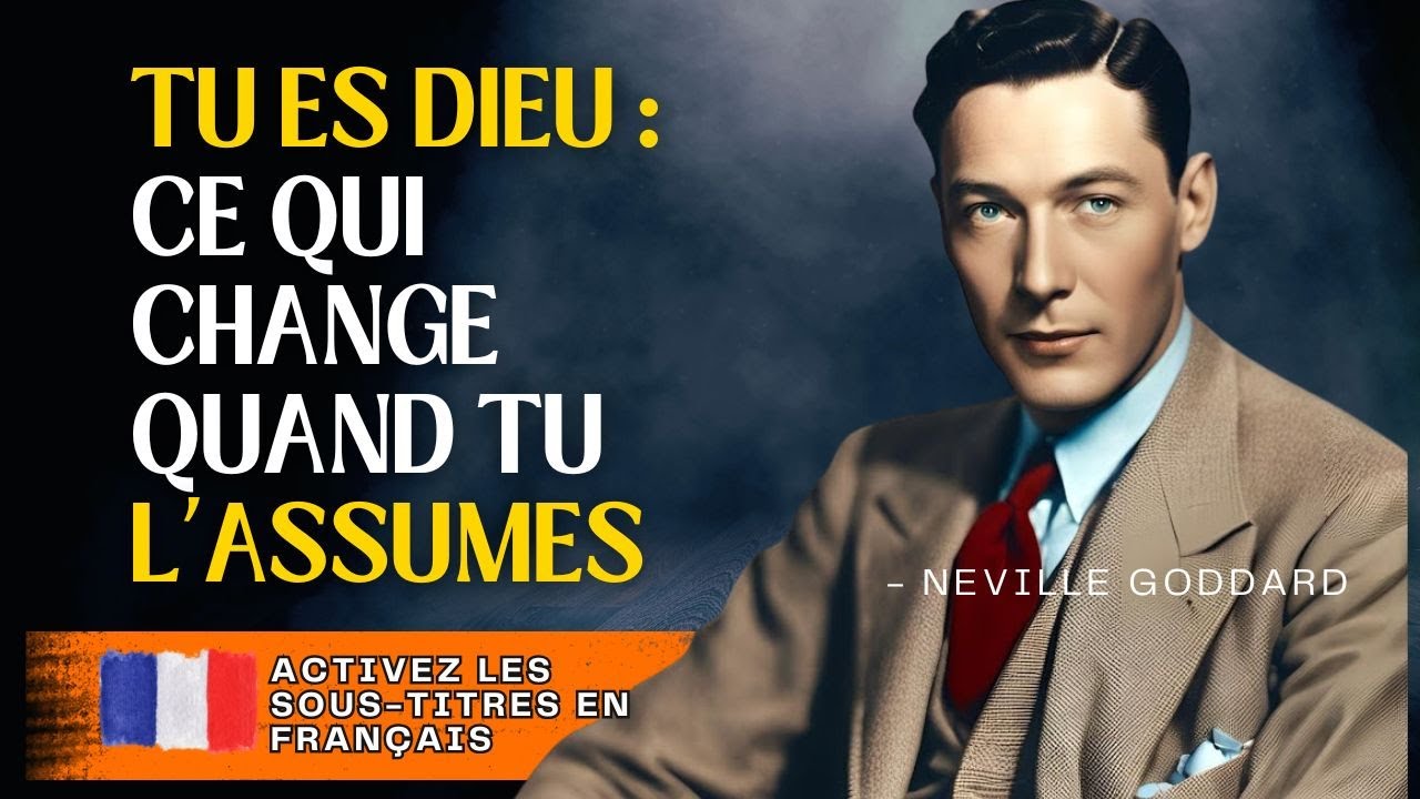 TU ES DIEU  CE QUI CHANGE DANS TA VIE QUAND TU L’ASSUMES