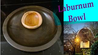 Laburnum Bowl with a lot of Heart (wood)