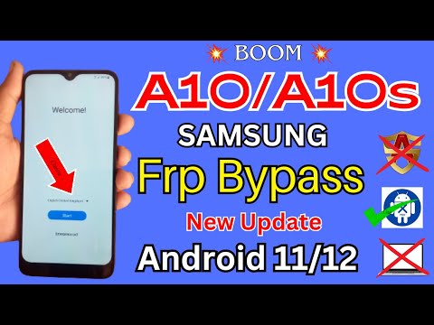 Samsung A10/A10s FRP Bypass 2023 New Method || Google Account Unlock Android 11/12 New Update