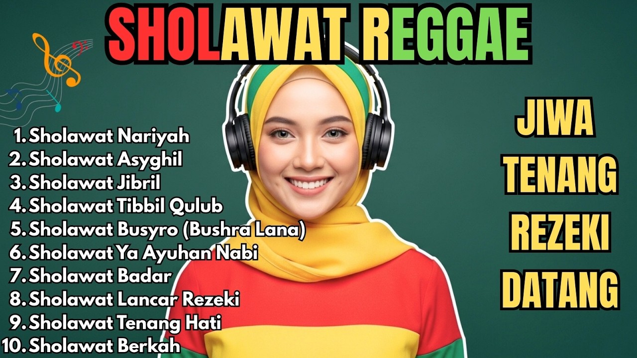 🎶 Sholawat Reggae Santai Merdu | Menenangkan Jiwa & Pikiran 🤍