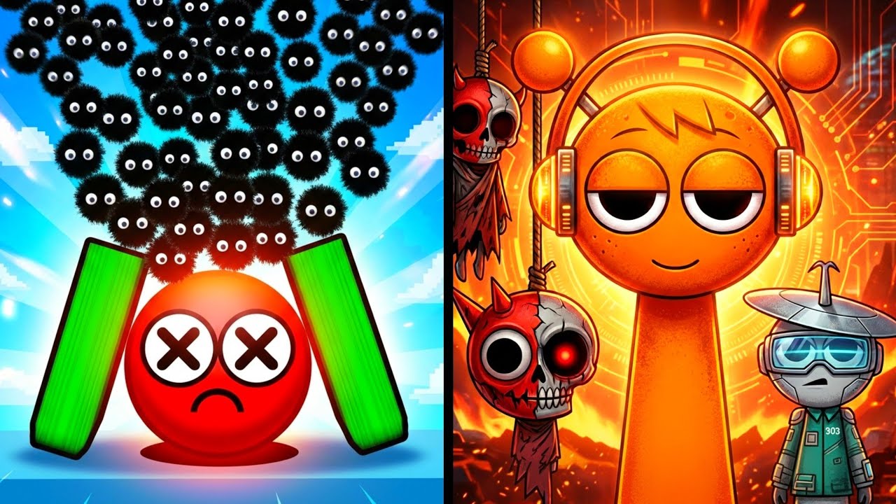 Hide Ball Vs Spranky Run 🥵🧟👿👹 Max All Levels Android iOS Gameplay Ep 1041