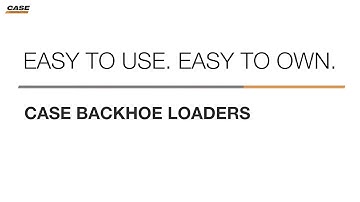 North America: CASE Backhoe Loaders