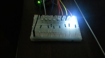 Arduino karaşimşek devresi - beyaz led