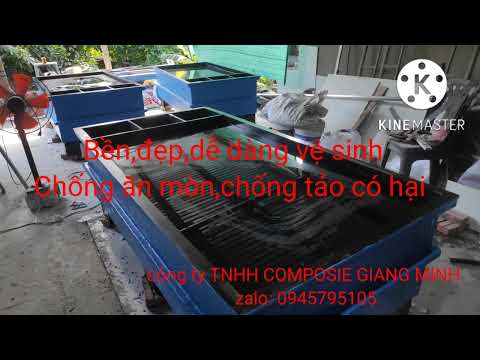 Video BỂ NUÔI CÁ chất liệu nhựa đúc nguyên khối COMPOSITE... - youtube