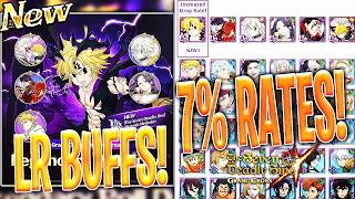 LR BUFFS! FULL DETAILS FOR THE INCREDIBLE NEMESIS MELIODAS 7TH 7DS GRAND CROSS ANNIVERSARY!