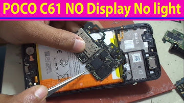 POCO C61 No display no light solution 2025.