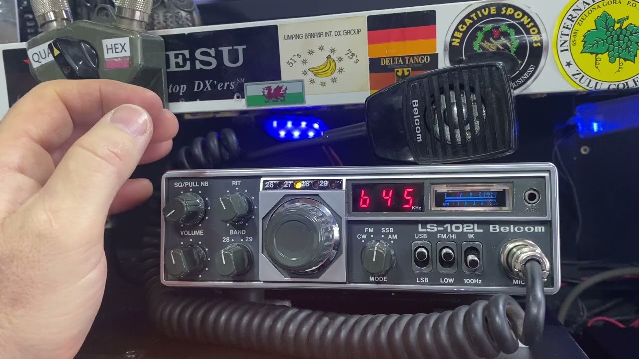 SWL  on 11m / 10m with the old Trusty BELCOM LS-102L 