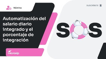 Microsip Nómina: Como automatizar el cálculo del SDI y el porcentaje de integración.