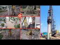 Pont de 43m 20 pieux en béton pour une fondation ultra solide sur la rivière ndjili