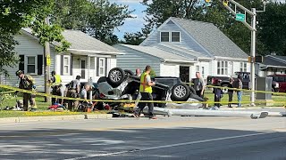 2 juveniles seriously hurt after crash northeast of downtown Fort Wayne