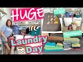 *HUGE* LAUNDRY DAY MOTIVATION | TONS OF LAUNDRY MOTIVATION | LARGE FAMILY LAUNDRY ROUTINE