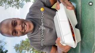 Eating Chinese Food with Dad