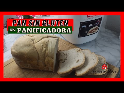 Pan blanco básico sin gluten (panificadora Moulinex Home Bread Baguette)   Pan sin gluten panificadora, Recetas sin gluten, Recetas de la máquina de  pan