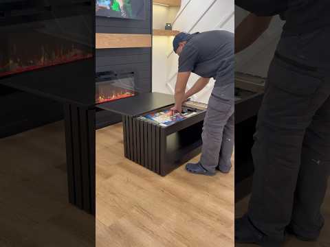 DIY coffee table with a hidden compartment #diy #process #hidden by Avwooddesigns
