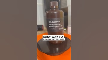 REMOVE Layer Lines from 3D Prints with UV Resin #3dprinting