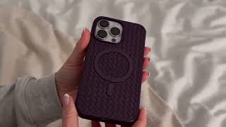 Luxury Glitter MagSafe iPhone Case 💜 Purple Frame Sparkle Cover screenshot 5