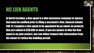 Green Industry Liens