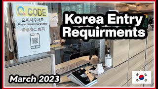 Korea Entry Requirements 2023 Walkthrough (Enter South Korea with me) screenshot 1