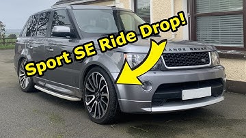 iCarsoft LR V3.0 - Range Rover Sport SE LOWERED! | How to Drop Ride Height Using Diagnostic Tool