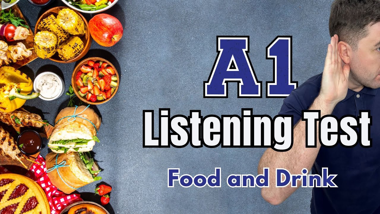 A1 Beginner English Listening Practice | Food and Drink | CEFR