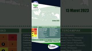Bicara Singkat Seputar Cuaca (BISIC) 13 Maret 2023 #Shorts