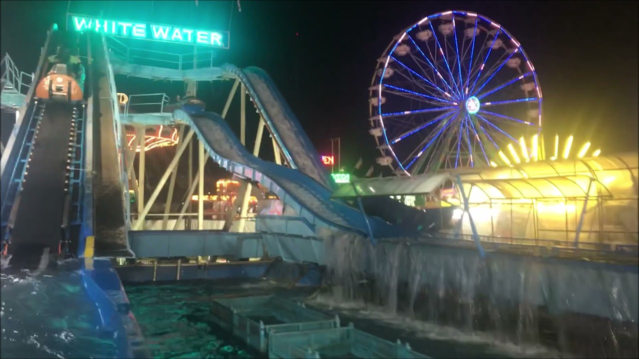 White Water POV~Travelling Log Flume ride - Kern County Fair