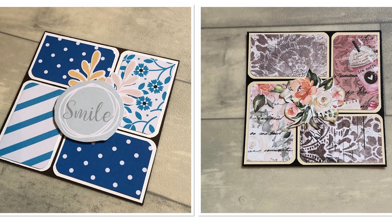 tuto carte avec chutes de papiers / SIMPLE ET RAPIDE