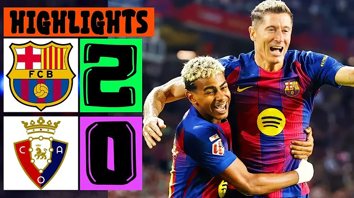 Barcelona vs Osasuna 2 0 Laliga EA Sports   All Goals and Highlights Football 2025
