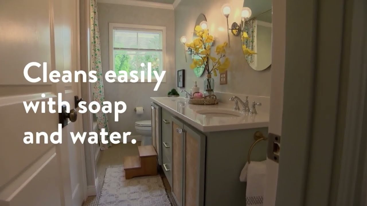 Wetwall™ + April Wilkerson WaterProof Bathroom Wall Panel Install YouTube