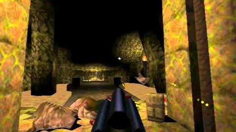 Quake (PC) - E1M4 (The Grisly Grotto)