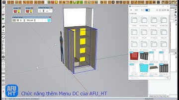 17_Chức năng thêm Menu DC của Plugin AFU_HT cho SketchUp