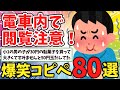 【2ch作業用BGM】電車で閲覧注意！笑えるコピペ80選【聞き流しゆっくり解説】