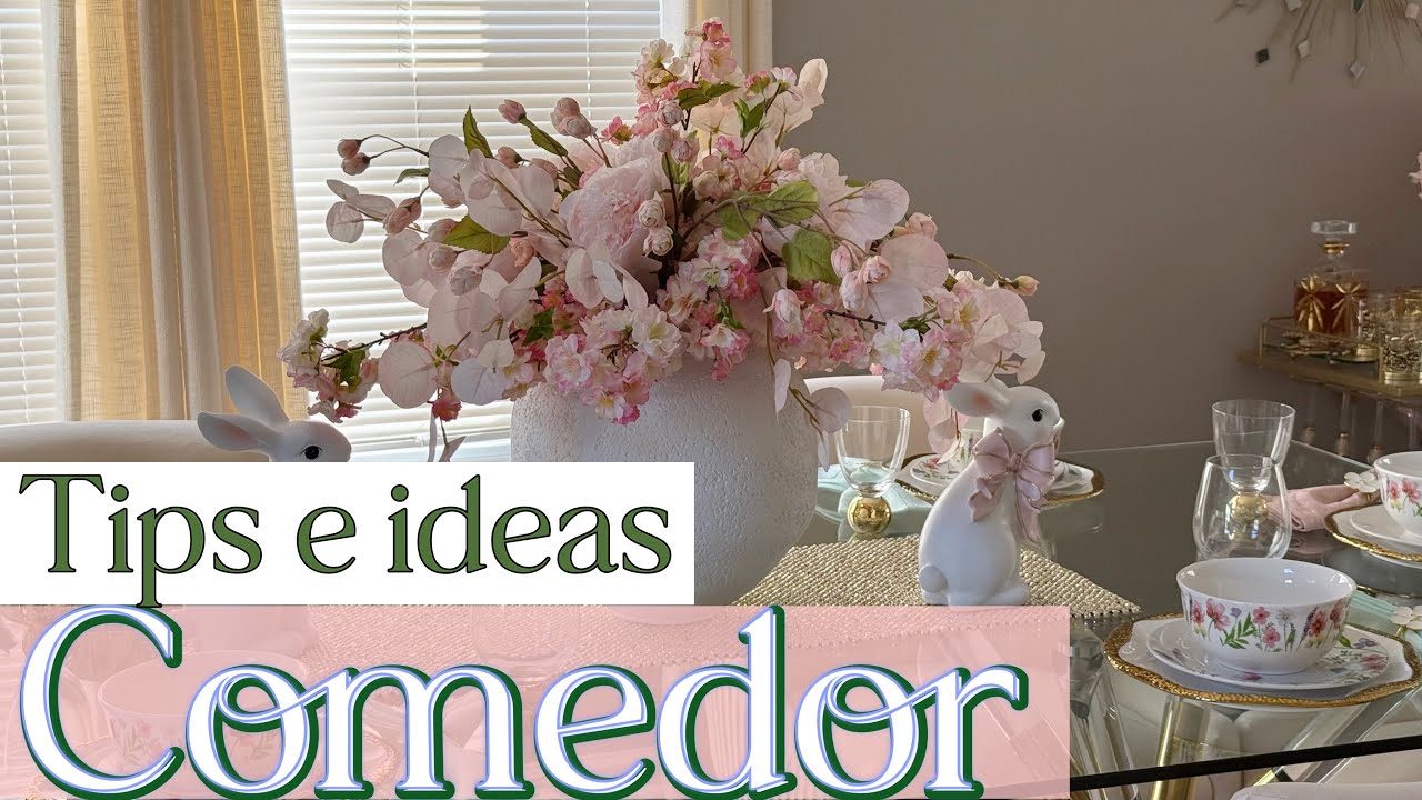 IDEAS para DECORAR  TU COMEDOR-como decorar tu comedor