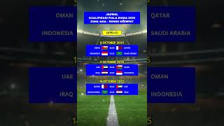 Jadwal Kualifikasi Piala Dunia 2026 Zona Asia Ronde 4 football fifa sports shorts