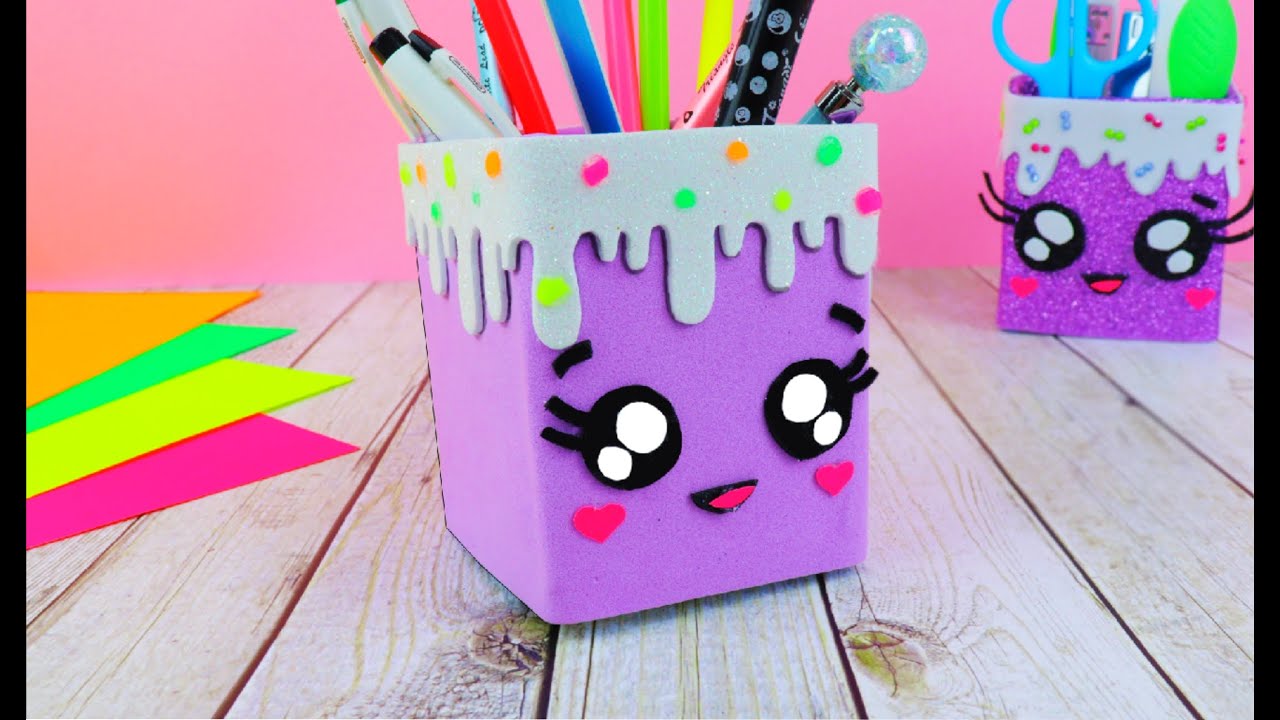 DIY Kawaii School Supplies / Back to school Life Hacks / recycling tetra pack / best out of