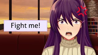 I Challenged Yandere Yuri To A Fight Just Yuri A Ddlc Mod