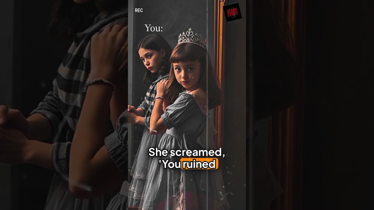 Her Reflection Was Missing… Then the Mirror Blinked 