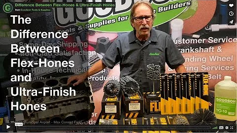 Difference Between Flex-Hones & Ultra-Finish Hones