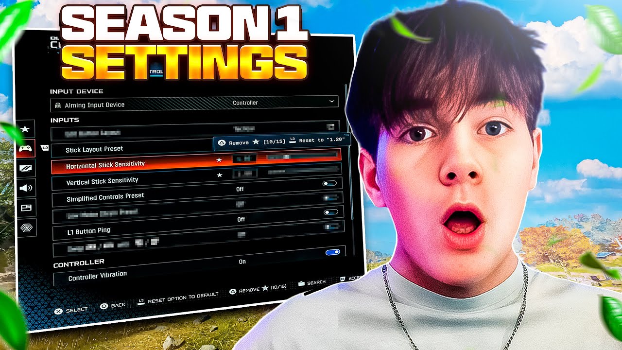 BEST Warzone Settings for AIM & MOVEMENT ( New Season 1 Update ) - YouTube