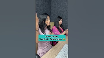 When a Last-Minute Task Drops, but You’ve Already Automated It! 😂#office #trendingshorts