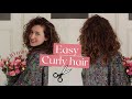 How to cut CURLY HAIR at home in 10 min | The BEST &amp; EASY way | DIY #easy #hair #DIY